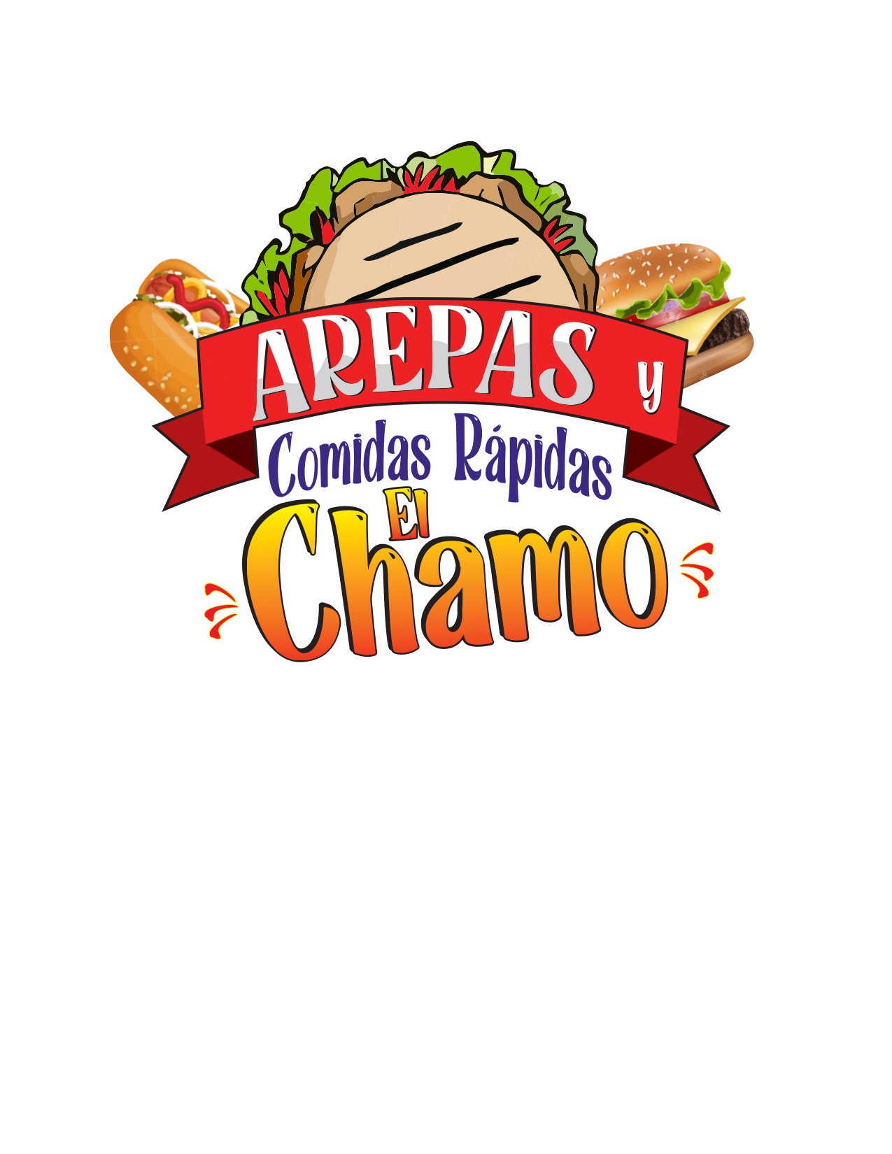 Logo El Chamo - Comidas Rápidas